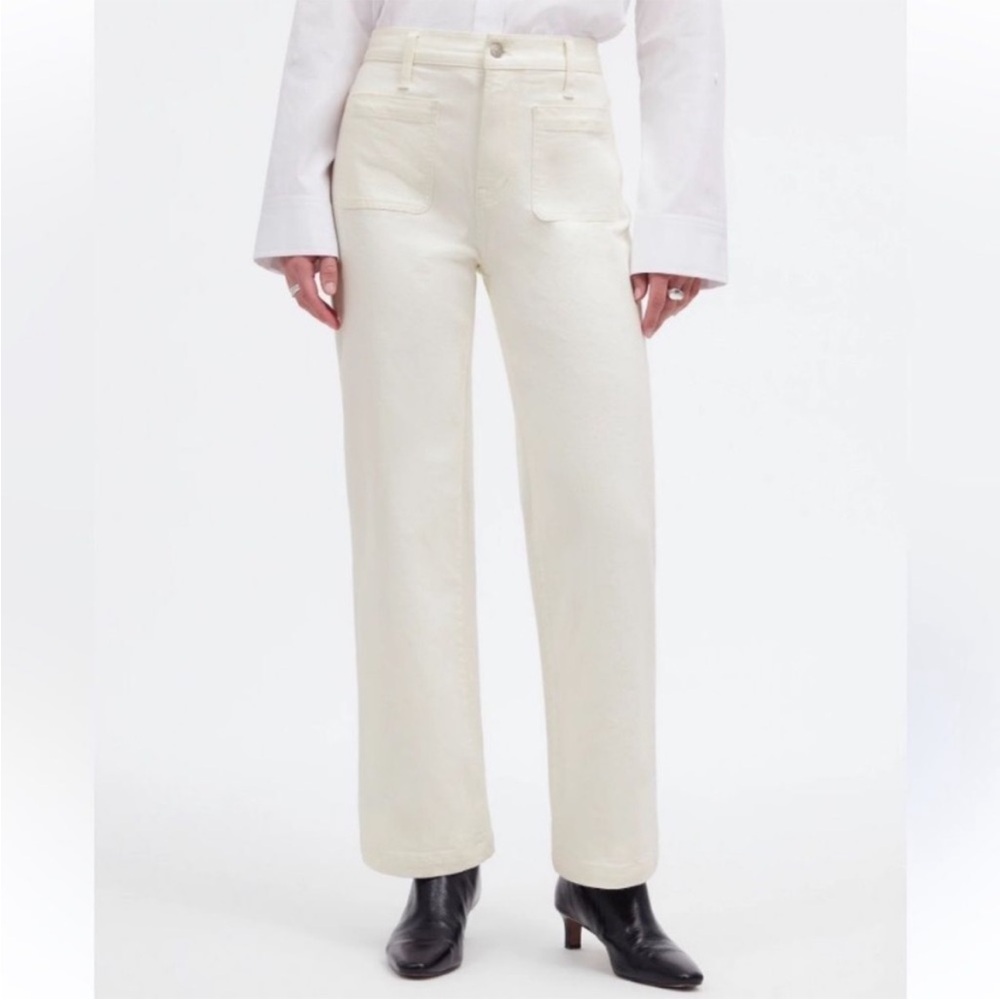 Madewell Perfect Vintage Jeans White 33 Tall